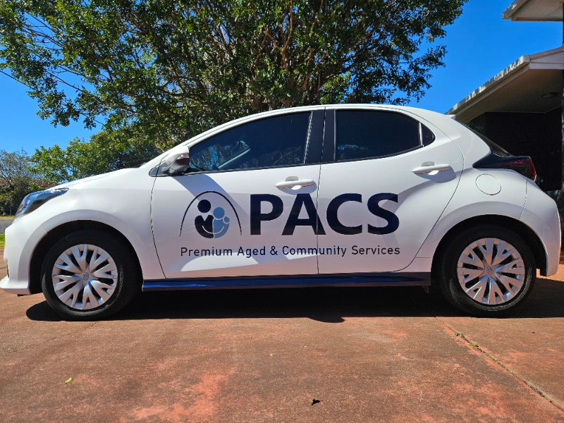 Partial wrap Toowoomba – custom vehicle branding
